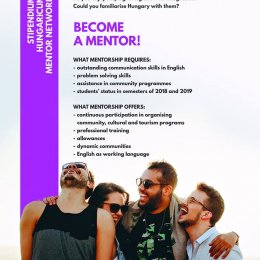 Application for Stipendium Hungaricum Mentor Program