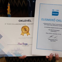 Egy újabb kiváló hallgatói siker - HUB COLLABORATION Hackathon verseny