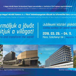 Építőmérnök 200 - „Formáljuk a jövőt, átalakítjuk a világot” plakátkiállítás