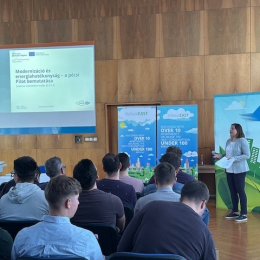 PTE MIK hallgatók szakmai napon a távhő jövőjéről